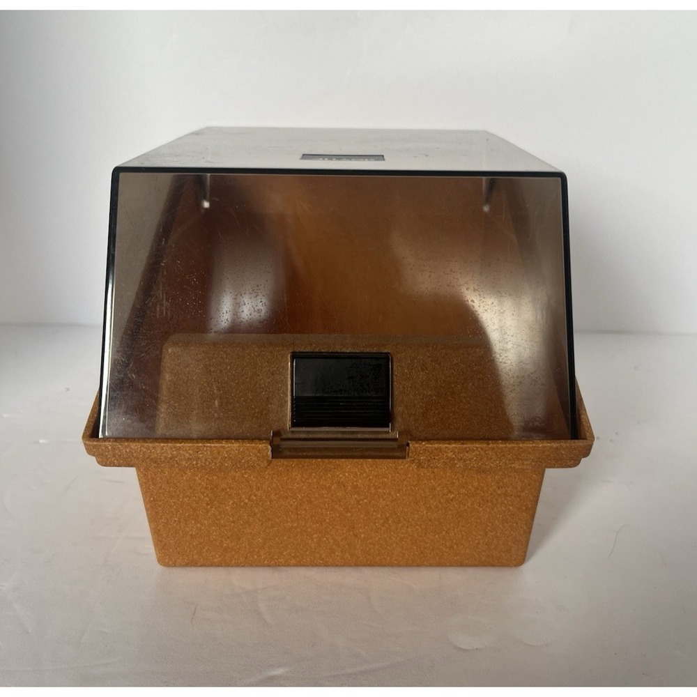 Vintage Allsop Disk File/60 5.25"‎ Floppy Disk Storage Case Organizer